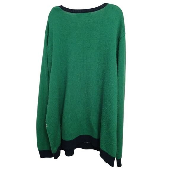 Ugly Unicorn Christmas Sweater Sz XXL Green Crazy Santa Sequins Fair Isle Whimsi - Picture 7 of 15